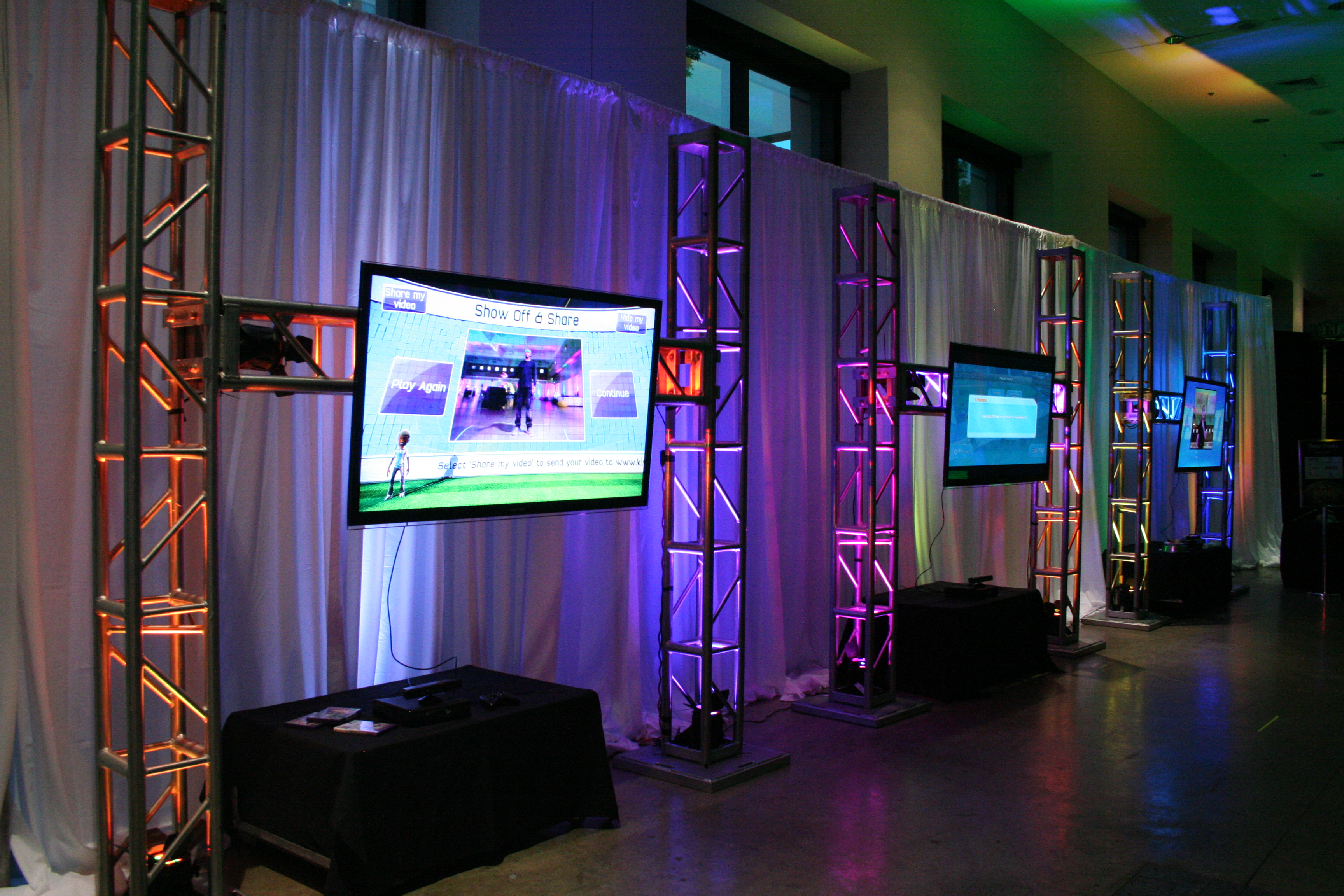 Wii, XBox, Watch TV, Marquis for Your Event