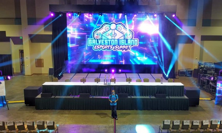 Houston Full Event Productions Gaming Stage