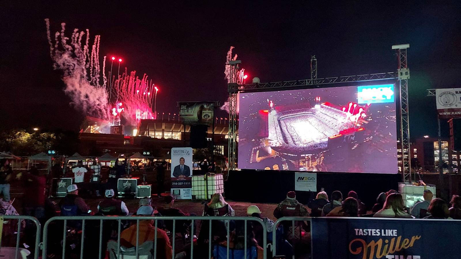LED Wall Outdoor Live Watch Party